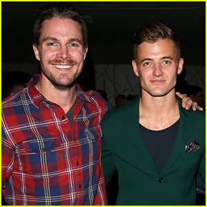 Stephen Amell Supports Pal Robbie Rogers' Book Launch