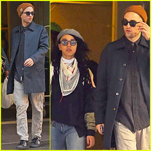 Robert Pattinson & FKA twig Step Out Together Before Her Boston Concert