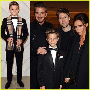 Romeo Beckham Launches His New Burberry Campaign with Mom & Dad's Support!