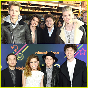 Fifth Harmony Photo Bomb The Vamps at Nickelodeon HALO Awards 2014