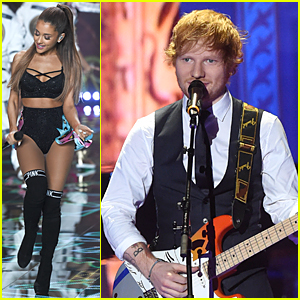 Ariana Grande & Ed Sheeran Know How to Stand Out at Victorias Secret Fashion Show