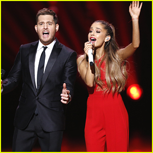 Ariana Grande & Michael Buble Let Us Know 'Santa Claus Is Coming To Town' - Watch Now (Video)