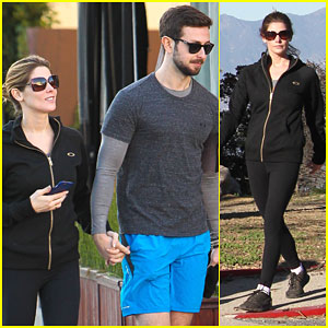 Ashley Greene & Paul Khoury Work Out Together to Burn Off Holiday Calories