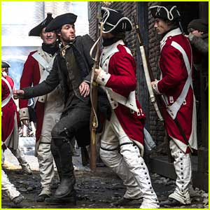Ben Barnes Puts Up A Fight Against The Red Coats In New 'Sons of Liberty' Stills