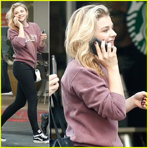 Chloe Moretz Ditches Her Knee Brace For Girl's Day Out