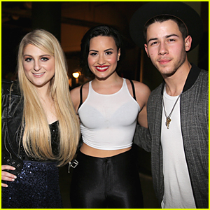 Meghan Trainor Gushes About Demi Lovato & Nick Jonas at Jingle Ball 2014