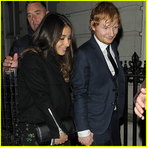 Ed Sheeran & Girlfriend Athina Andrelos Hold Hands After He Drops New Song 'Make It Rain'