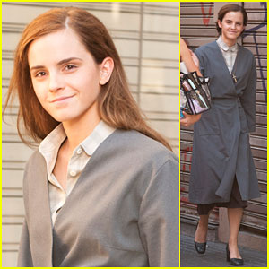 Emma Watson Keeps Busy on Set After Her Big Split
