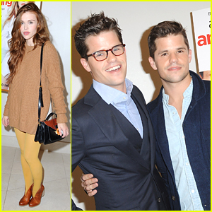 Holland Roden Supports Max Carver For 'Ask Me Anything' Screening