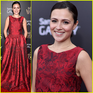 Italia Ricci Radiates in Red at 'Into the Woods' Premiere in NYC