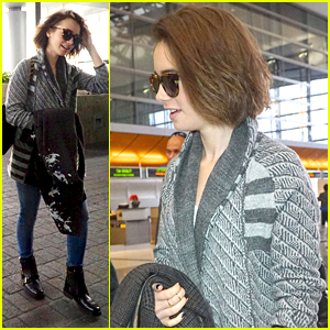 Lily Collins & Mom Jill Head To The Countryside For The Holidays