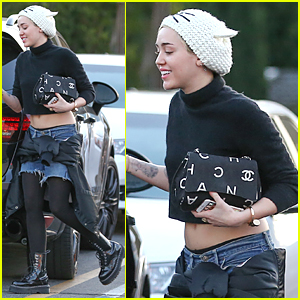 Miley Cyrus' Happy Mood is Quite Obvious During Shopping Trip in Los Angeles