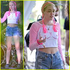 Miley Cyrus Wears a Shirt That Will Get People Talking!