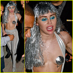 Miley Cyrus Goes for Shock Value with Her Art Basel Outfit
