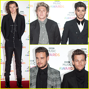 One Direction Look So Dashing at BBC Music Awards 2014 Red Carpet
