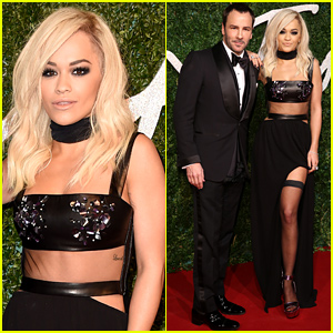 Rita Ora Steps Out with Her 'Gorgeous Date' Tom Ford at the British Fashion Awards!