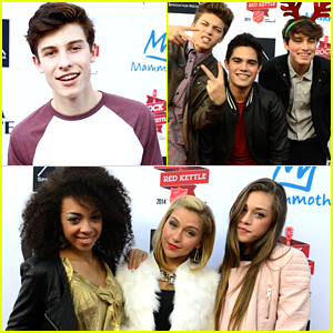 Shawn Mendes & Sweet Suspense Hit Up Salvation Army's Rock The Red Kettle Concert