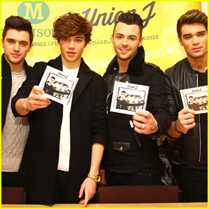 Union J Kick Off New Album Signings at Rothwell Leeds Before Christmas
