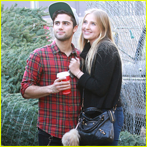 Veronica Dunne & Max Ehrich Make One Cute Christmas Couple!