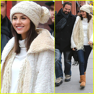 Victoria Justice Gets Winter Ready With BFF Vincent in New York City