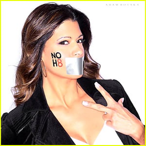 Jane the Virgin's Andrea Navedo Shows Her Support For the NOH8 Campaign!