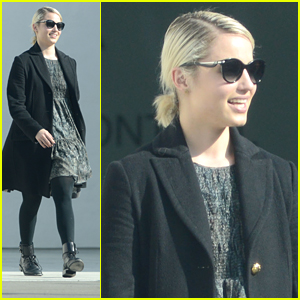 Dianna Agron Finishes Up Business Meetings Before Sundance Film Festival