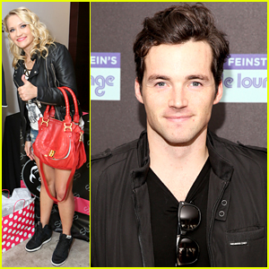Emily Osment Stops By Kari Feinstein's Style Lounge with Ian Harding