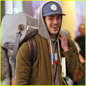 Grant Gustin Returns to Vancouver for Post-Holiday 'Flash' Filming