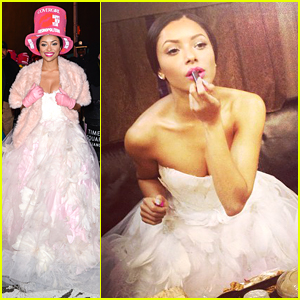 Kat Graham Hosts A Colorful Countdown with Cosmopolitan for New Year's Eve