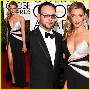 Katie Cassidy Steps Out with Boyfriend Dana Brunetti at the Golden Globes 2015!