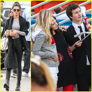 Kendall Jenner & Gigi Hadid Hang Out with Ansel Elgort!