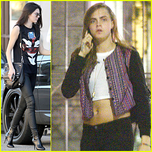 Kendall Jenner Comforts Cara Delevingne Following Grandmother's Passing