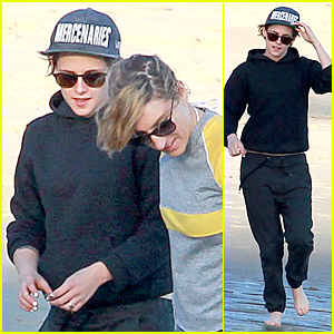 Kristen Stewart & Alicia Cargile Enjoy Beach Day in Malibu