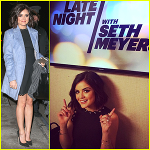 Lucy Hale Takes Over 'Late Night With Seth Meyers' Instagram - See All Her Cute Pics!