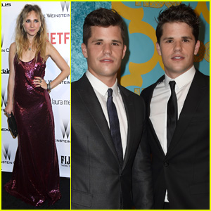 Charlie & Max Carver Take the Golden Globes Parties By Storm!