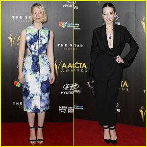 Mia Wasikowska & Sophie Lowe Step Out In Style for the ACTA Awards Ceremony 2015