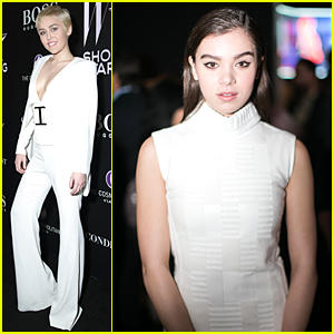 Miley Cyrus & Hailee Steinfeld Turn Heads in White at Shooting Stars Exhibit Opening