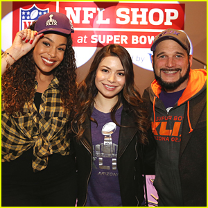 Miranda Cosgrove & Jordin Sparks Kick Off SuperBowl Festivities at NFL Shop Grand Opening