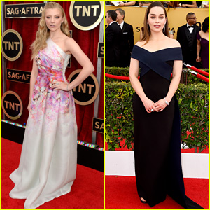 Natalie Dormer & Emilia Clarke Are Cute 'Game of Thrones' Girls at SAG Awards 2015