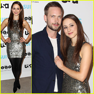 Troian Bellisario Supports Fiance Patrick J. Adams at 'Suits' Exhibition Opening in NYC!