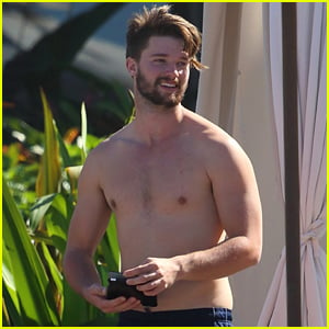 Patrick Schwarzenegger Shows Off His Shirtless Body After Untrue Rumors Surface About Him