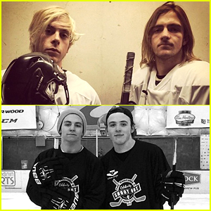 Ross Lynch & David Henrie Play Hockey For Echoes Of Hope at Sundance 2015