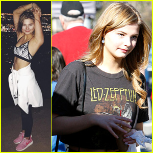 Stefanie Scott Shows Off Her Toned Midriff While Hiking Up to the Hollywood Sign
