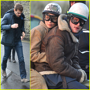 Jack Reynor Rides In The Sand Dunes For 'Secret Scripture' Filming With Theo James