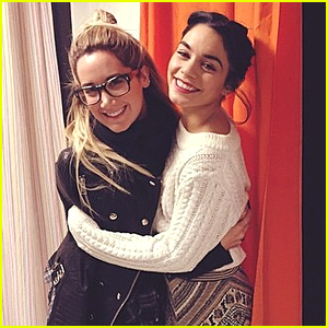 Ashley Tisdale Visits Vanessa Hudgens For 'Gigi' in Washington DC - See The Cute Pic!