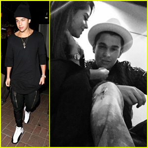 Austin Mahone Hits the Studio with Becky G!