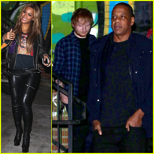 Ed Sheeran Casually Dines with Beyonce & Jay Z, No Big Deal