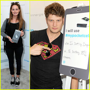 Brett Dier & Merritt Patterson Almost Have a 'Ravenswood' Reunion at Pre-Oscar Style Lounge