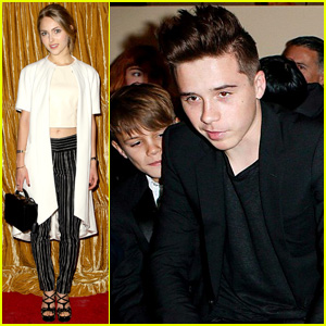 Brooklyn Beckham Sits Front Row at Mom Victoria's NYFW Show!