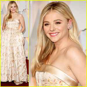 Chloe Moretz Channels Old Hollywood Glamour at Oscars 2015